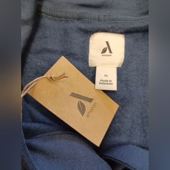 Amazon NWT Blue L/S Hoodie Size 7X - Picture 5 of 6
